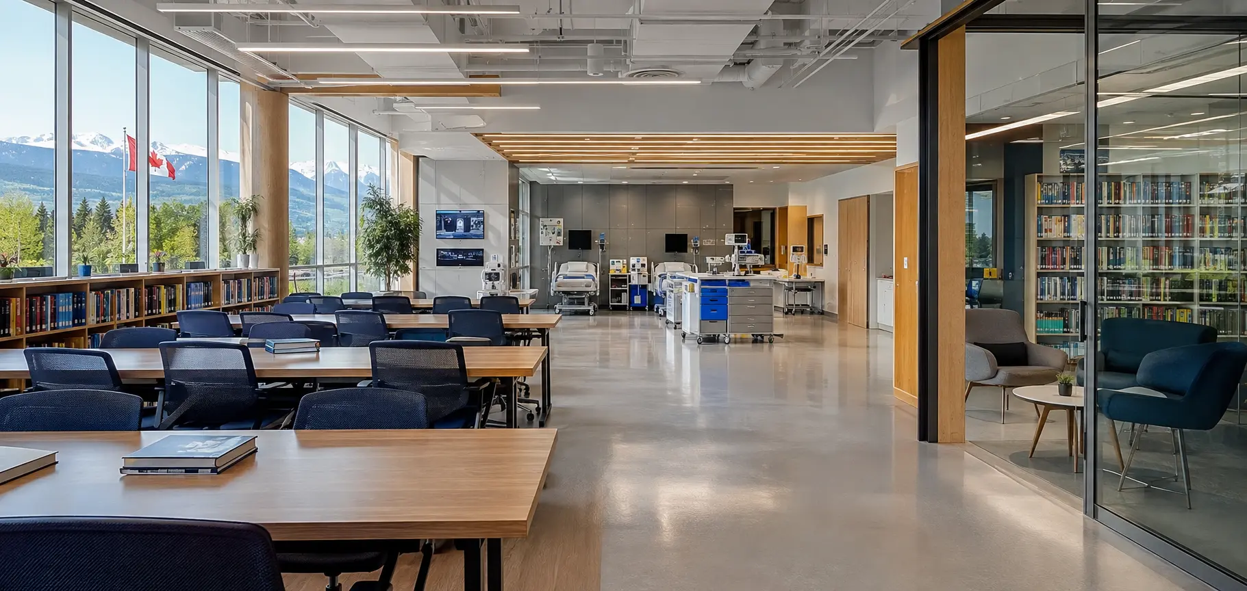 Modern Canadian healthcare education environment