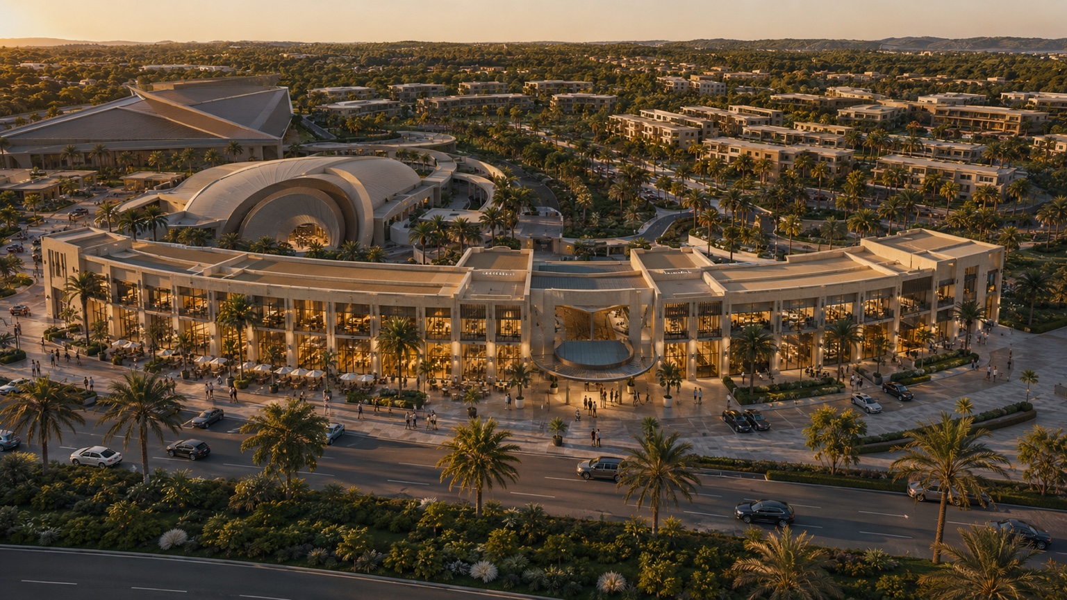 Casino, cinema and entertainment destination quarter