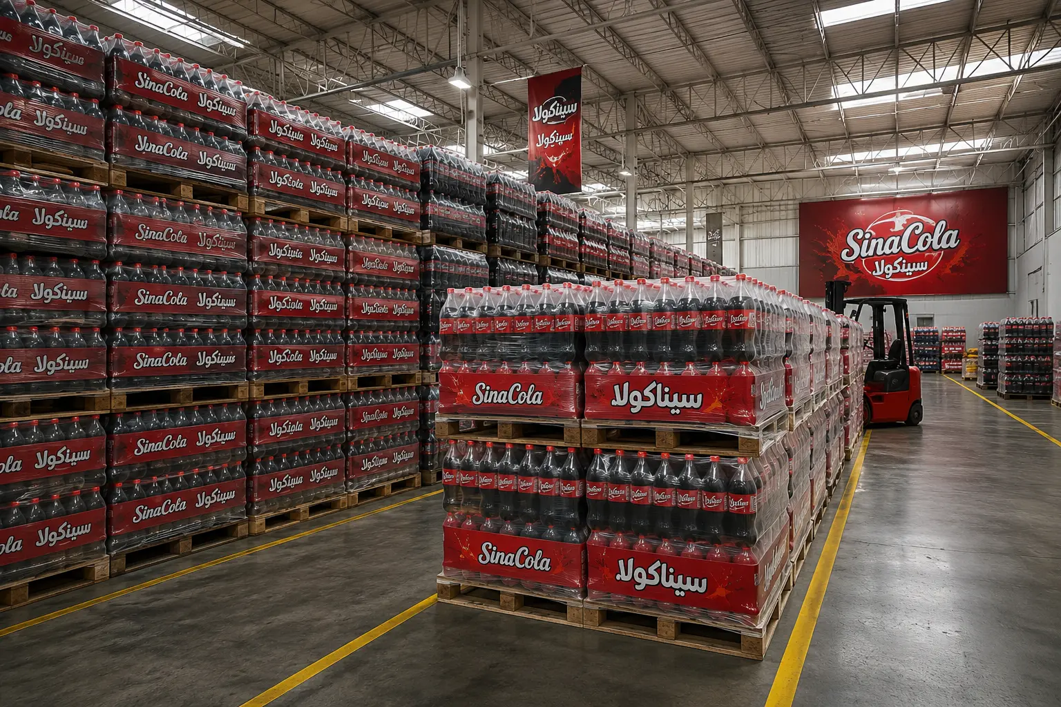 SinaCola warehouse and distribution capacity