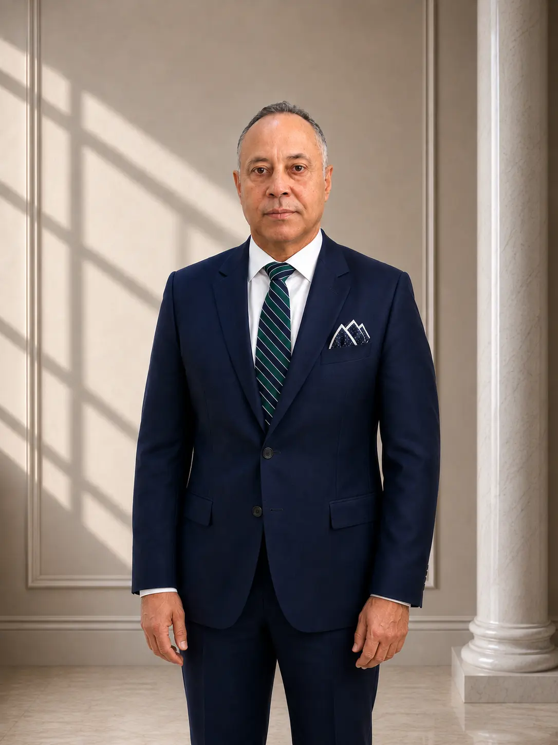 Portrait of Staff Major General Dr. Ismail Sayed Mohamed (Ret.)
